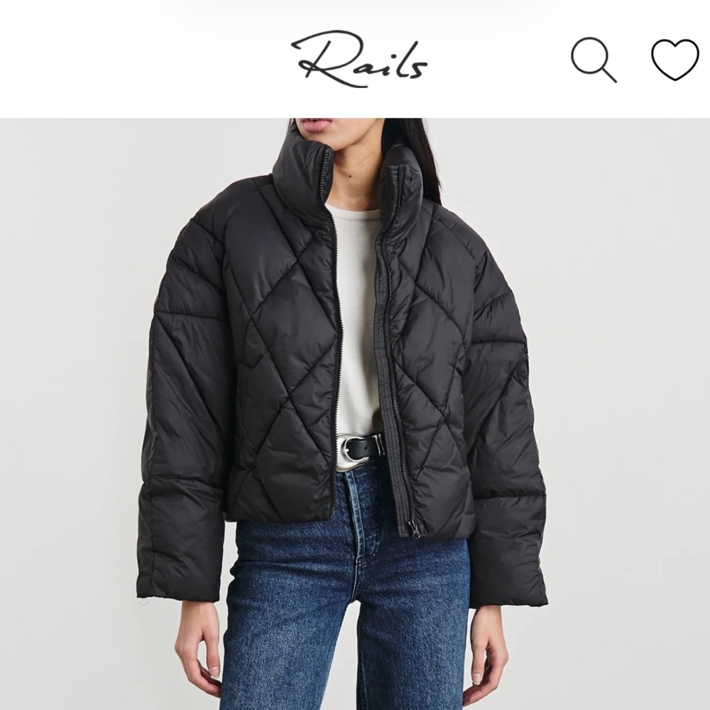 Rails Black Summit Jacket